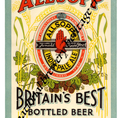 Allsopp Indian Pale Ale (Britain's Best Bottled Beer)
