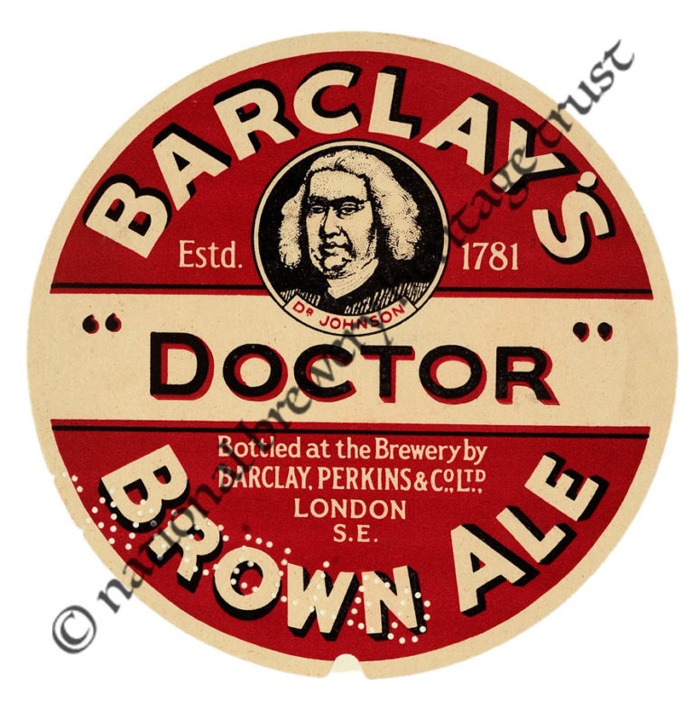 Barclay, Perkins & Co Ltd Doctor Brown Ale - National Brewery Heritage ...