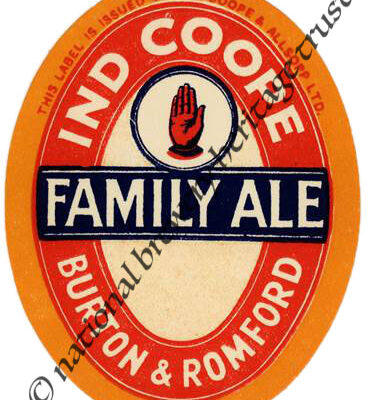 Ind Coope Family Ale