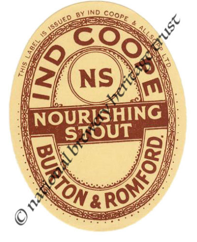 Ind Coope Nourishing Stout - National Brewery Heritage Trust