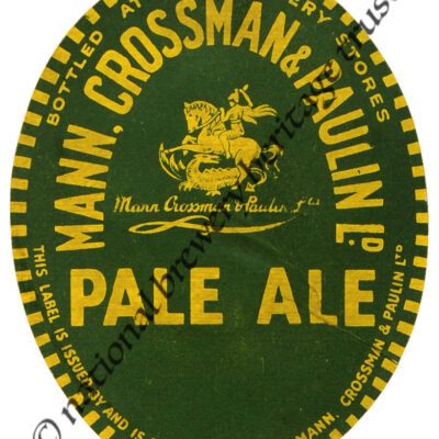 Mann, Crossman & Paulin's Pale Ale