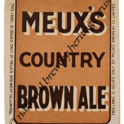 Meux’s Brewery Co. Ltd. Country Brown Ale