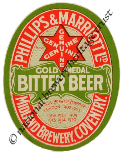 PLM001-Phillips-&-Marriott-Gold-Medal-Bitter-Beer
