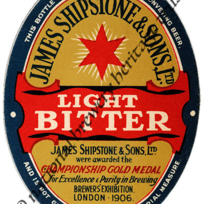 Shipstone (James & Sons) Light Bitter