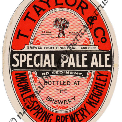 Taylor (T. & Co.) Special Pale Ale