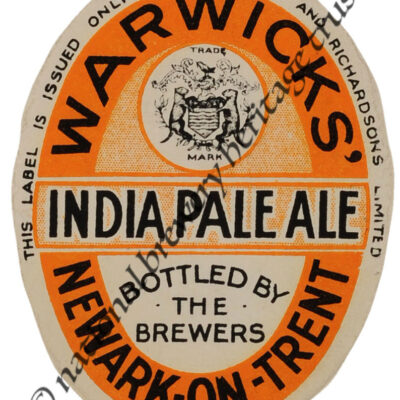 Warwicks' India Pale Ale